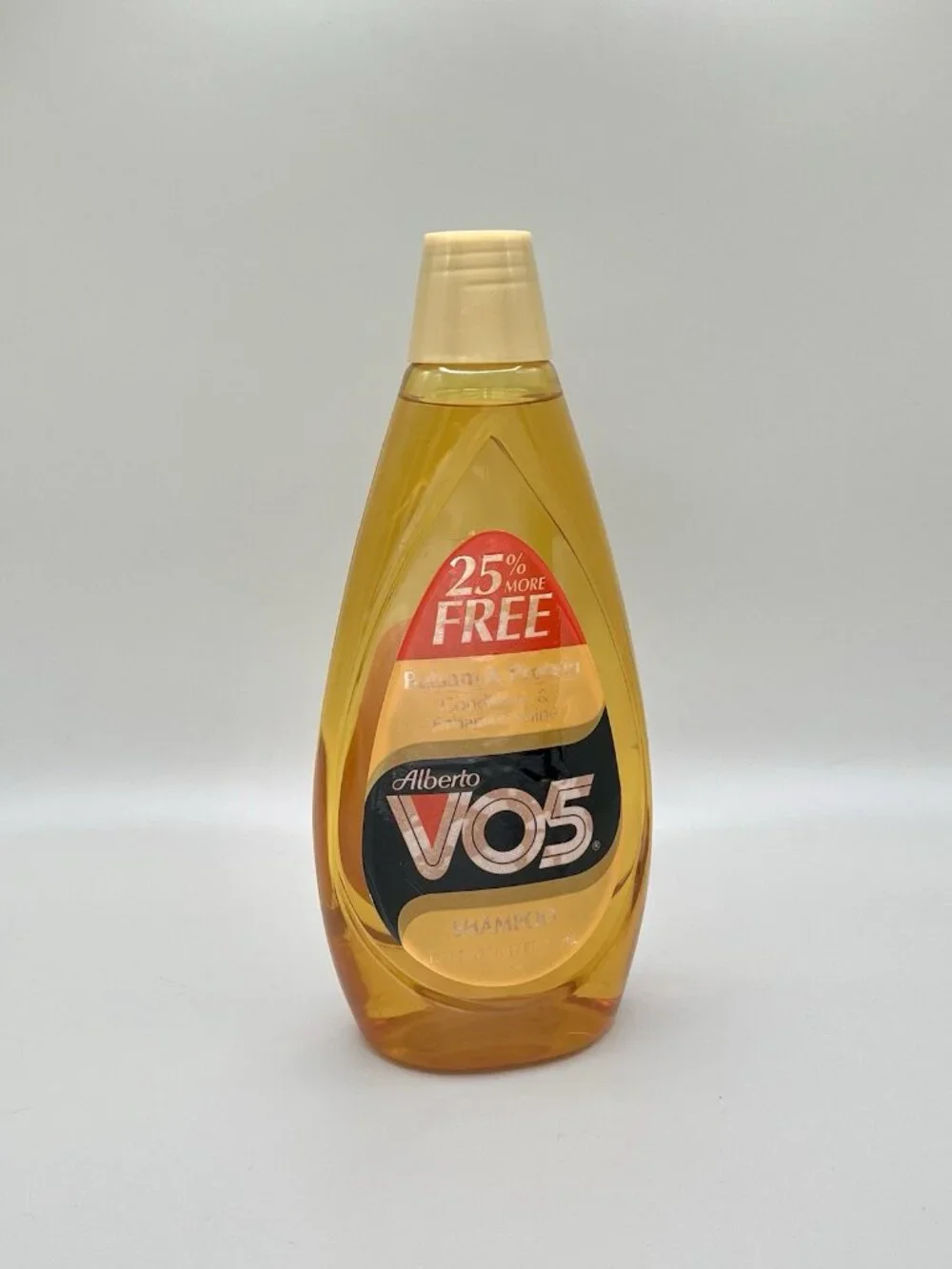 Vintage 90s Alberto VO5 Balsam & Protein Shampoo 25% More Amber 18.75 FL Oz